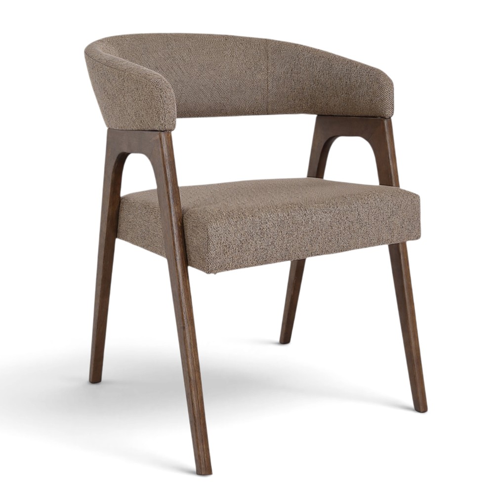 Chaise 'Alba' - Noyer/Marron