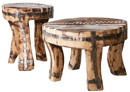 Tabouret 'Treasure' - Marron