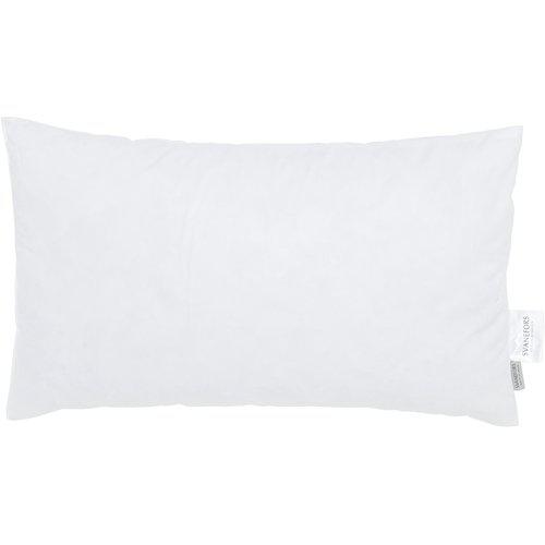 Coussin intérieur 'Plume' 35x80 - Blanc