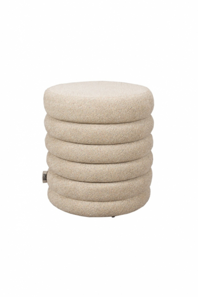 Pouf 'Fern' - Beige