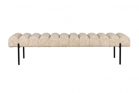 Banc 'Jethro' - Beige/Noir