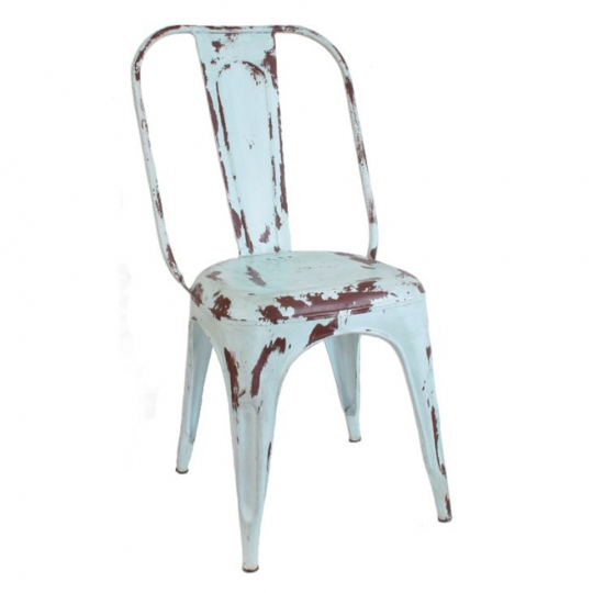 Chaise 'Montmartre' - Vintage/Turquoise