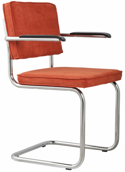 Chaise 'Ridge Rib' - Orange