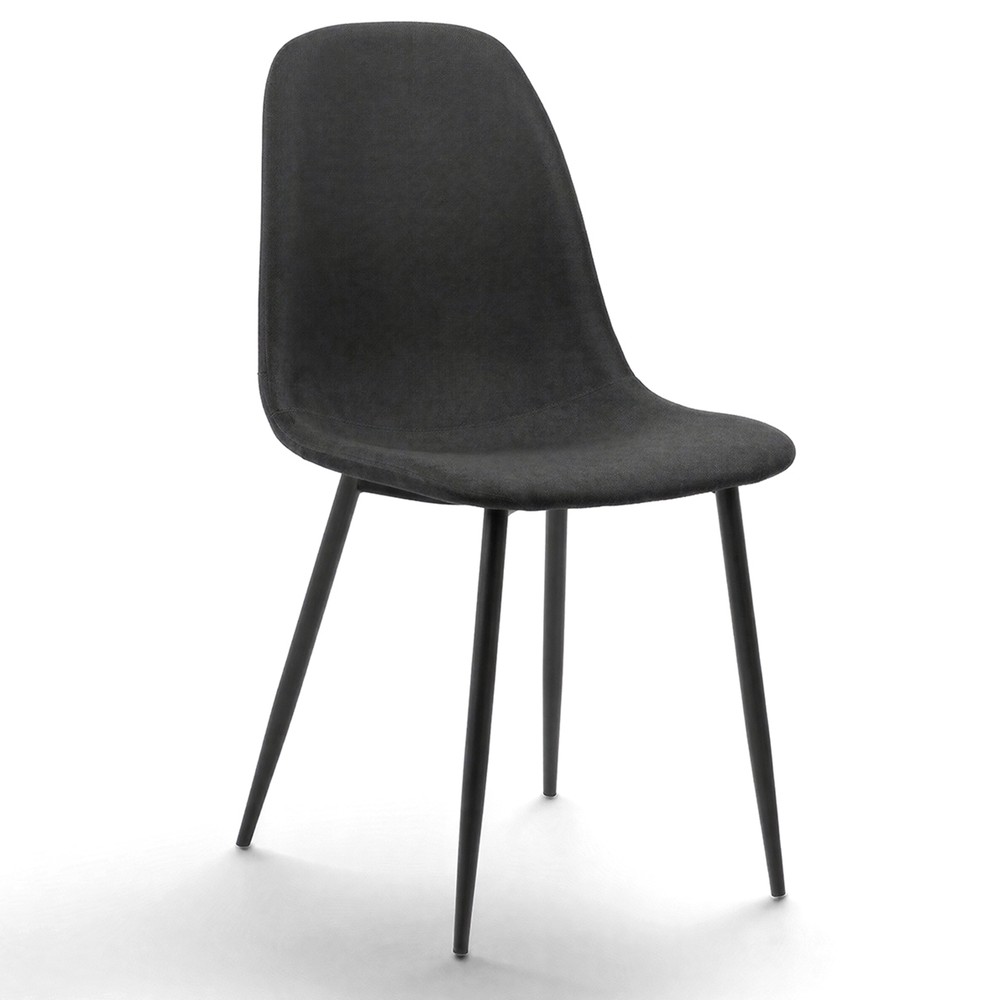 Chaise 'Gal' - Gris/Noir