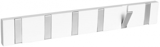 Barre à crochets 'Confetti' 50cm - Blanc