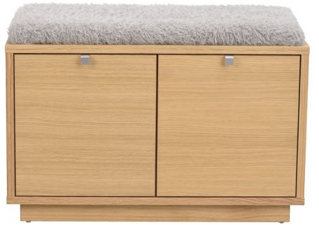 Banc 'Confetti' 70cm - Chêne/Gris clair