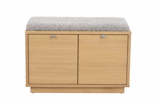 Banc 'Confetti' 70cm - Chêne/Gris clair