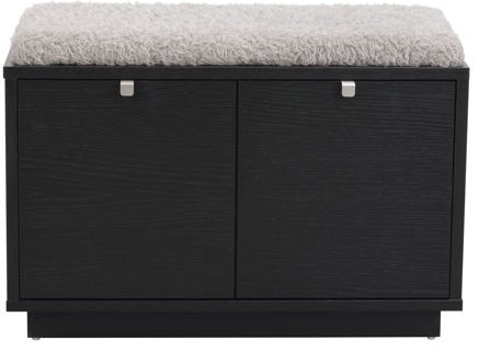 Banc 'Confetti' 70cm - Noir/Gris clair