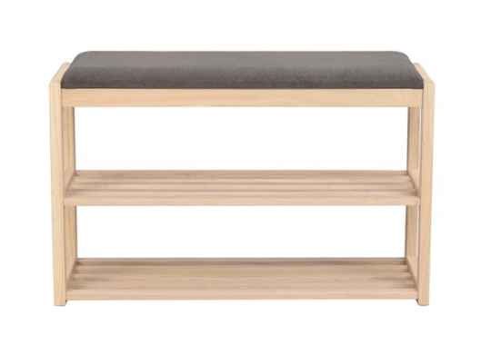 Range-chaussures 'Confetti' - Pigmenté blanc/Gris foncé