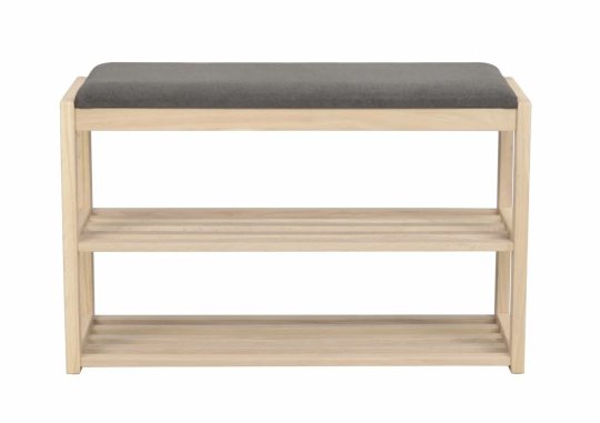 Range-chaussures 'Confetti' - Pigmenté blanc/Gris foncé