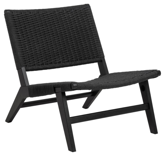 Fauteuil 'Valdemossa' - Noir