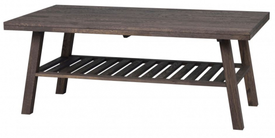 Table basse 'Brooklyn' 130x75cm - Brun foncé