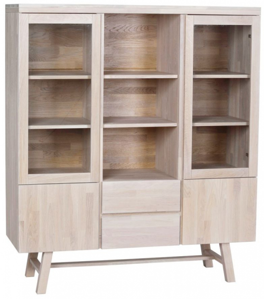 Armoire 'Brooklyn' - Blanchi/Chêne