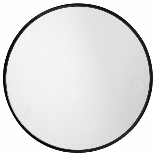 Miroir 'Rond' 80cm - Noir