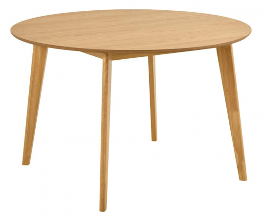 Table à manger 'Roxby' Ronde 120x76cm - Naturel