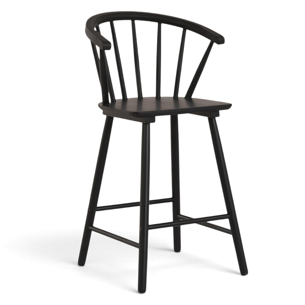 Tabouret de bar 'Astrid' - Noir