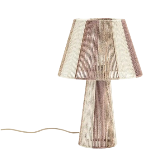 Lampe de table 'Jute' - Naturel