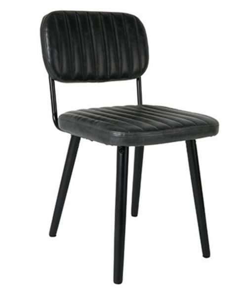 Chaise 'Jake' - Vintage/Noir