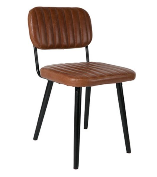 Chaise 'Jake' - Vintage/Brun