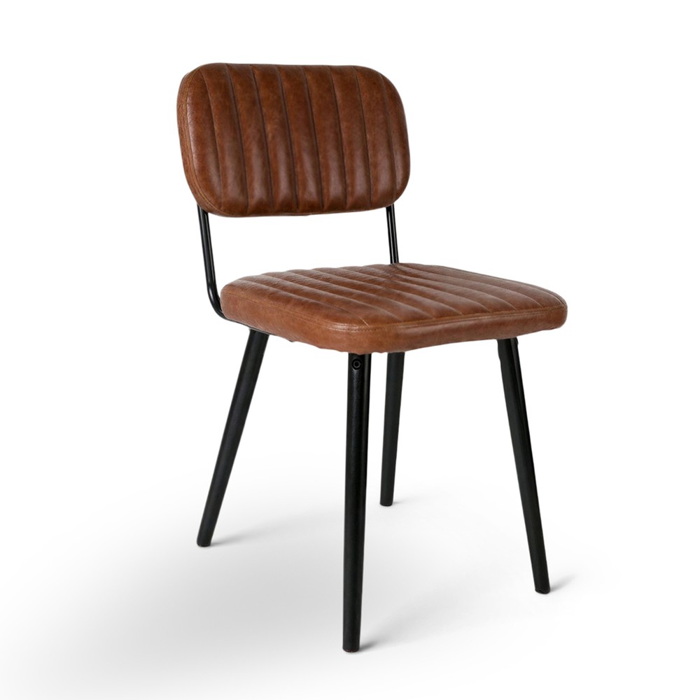 Chaise 'Jake' - Vintage/Brun