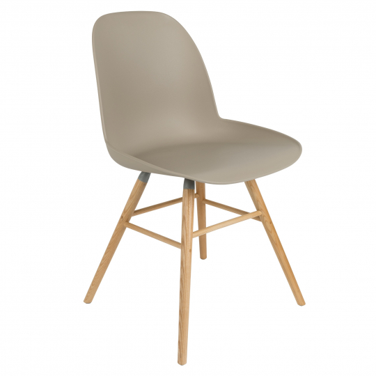 Chaise 'Albert' - Brun gris