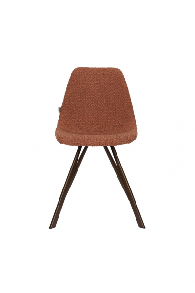 Chaise 'Franky' - Marron/Noir