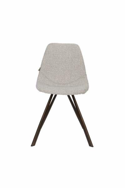 Chaise 'Franky Bouclé' - Beige
