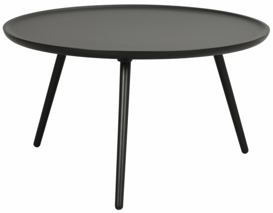 Table basse 'Daisy' Ronde 80cm - Noir