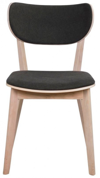 Chaise 'Kato' - Gris foncé/Blanc pigmenté