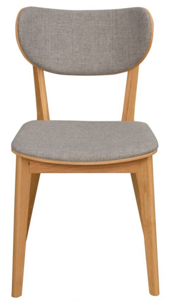 Chaise - 'Kato' - Chêne/Gris clair