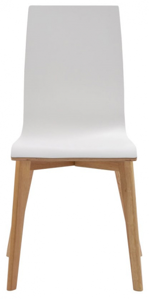 Chaise 'Gracy' - Blanc/Chêne