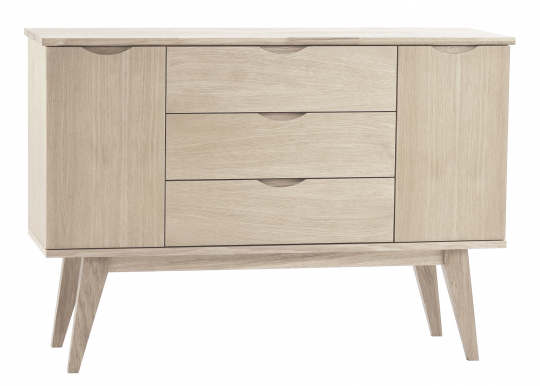 Buffet 'Filippa' 122x85cm - Chêne/Blanchi