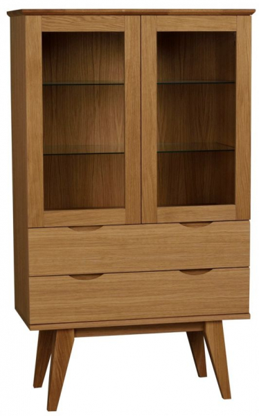 Vitrine 'Filippa' 81x140cm - Chêne