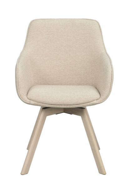 Fauteuil 'Alison' - Pigmenté blanc