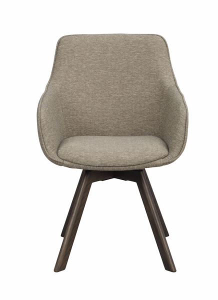 Fauteuil 'Alison' - Beige foncé