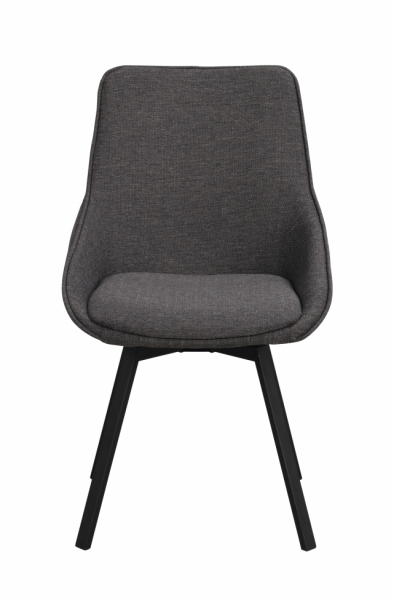 Chaise 'Alison' - Gris/noir