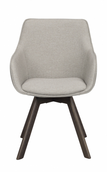 Fauteuil 'Alison' - Beige/marron