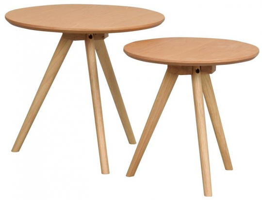 Table basse 'Yumi' 2 pièces - Chêne