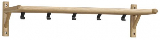 Étagère à chapeaux 'Milford' - Chêne