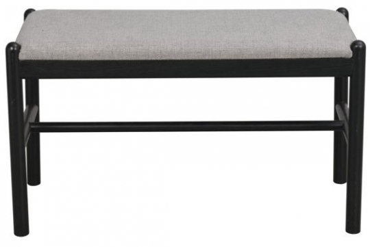 Banc 'Milford' - Noir/Gris