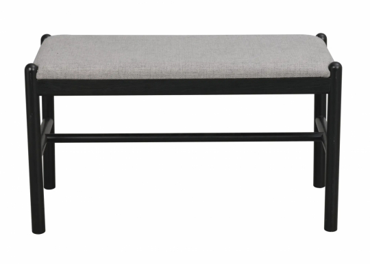 Banc 'Milford' - Noir/Gris