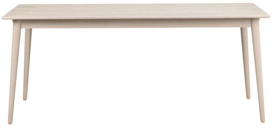 Table à manger 'Tyler' 180x90cm - Chêne blanchi