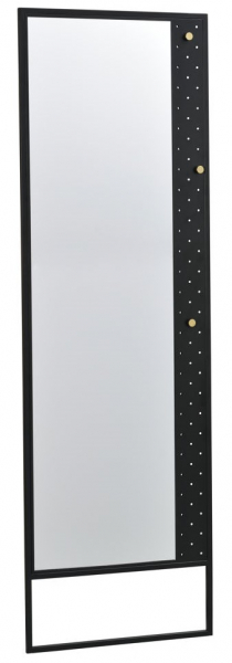 Miroir 'Malone' - Noir/Or