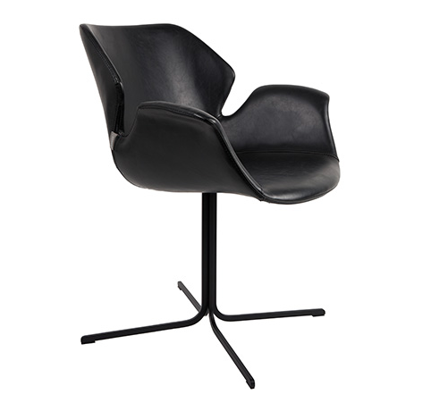 Fauteuil 'Nikki' - Noir