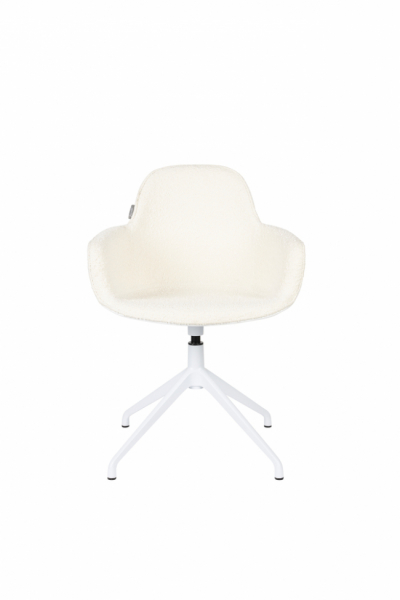 Chaise 'Albert' pivotante - Blanc