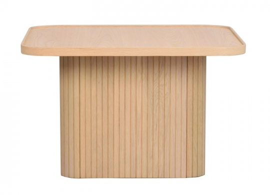 Table basse 'Sullivan' 60x60cm - Pigmentée en blanc