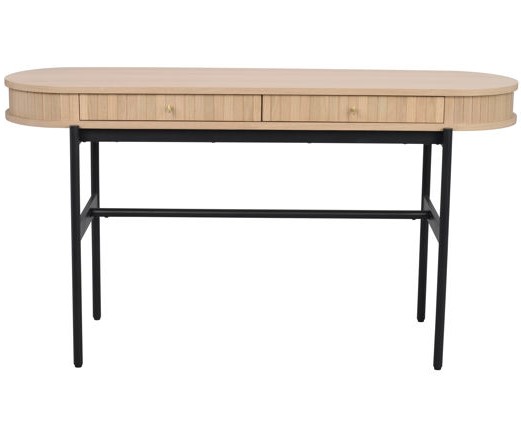 Table d'appoint 'Haddington' - Pigmentée en blanc/Noir