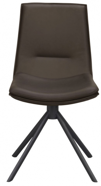 Fauteuil 'Lowell' Pivotant - Marron