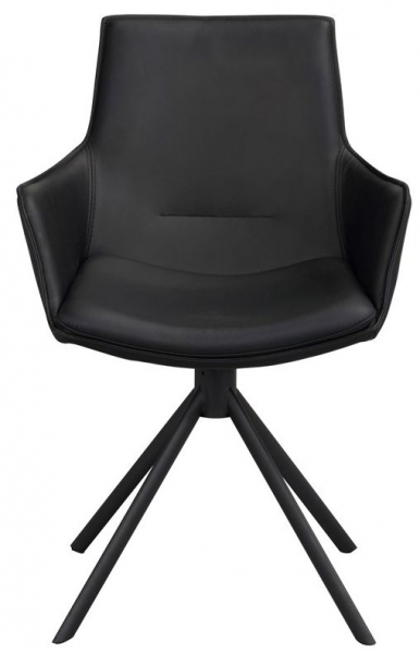Fauteuil 'Lowell' Pivotant - Noir