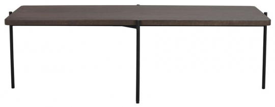 Table basse 'Shelton' 145x60cm - Marron